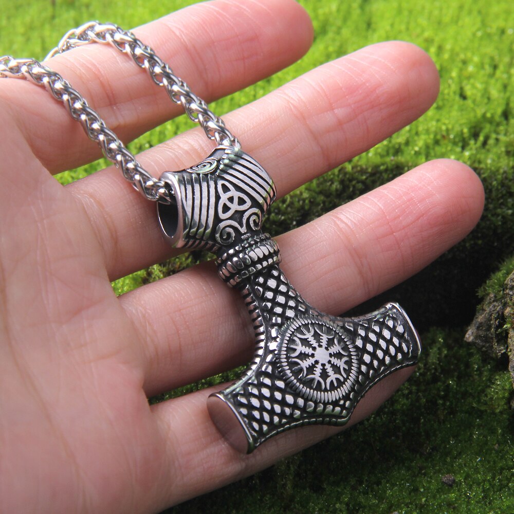 Mjölnir Protection Necklace Stainless Steel