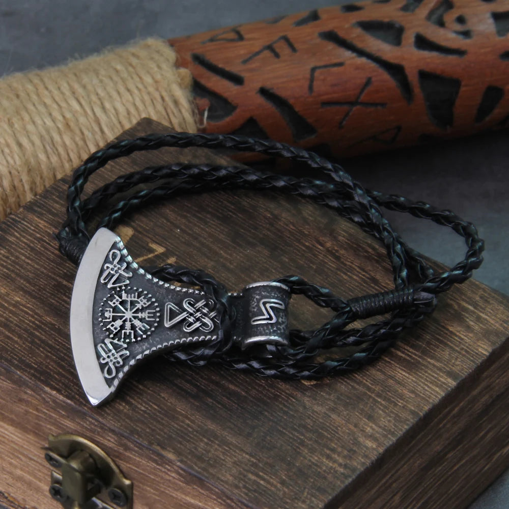 Berserker Battle Axe Wrap Bracelet