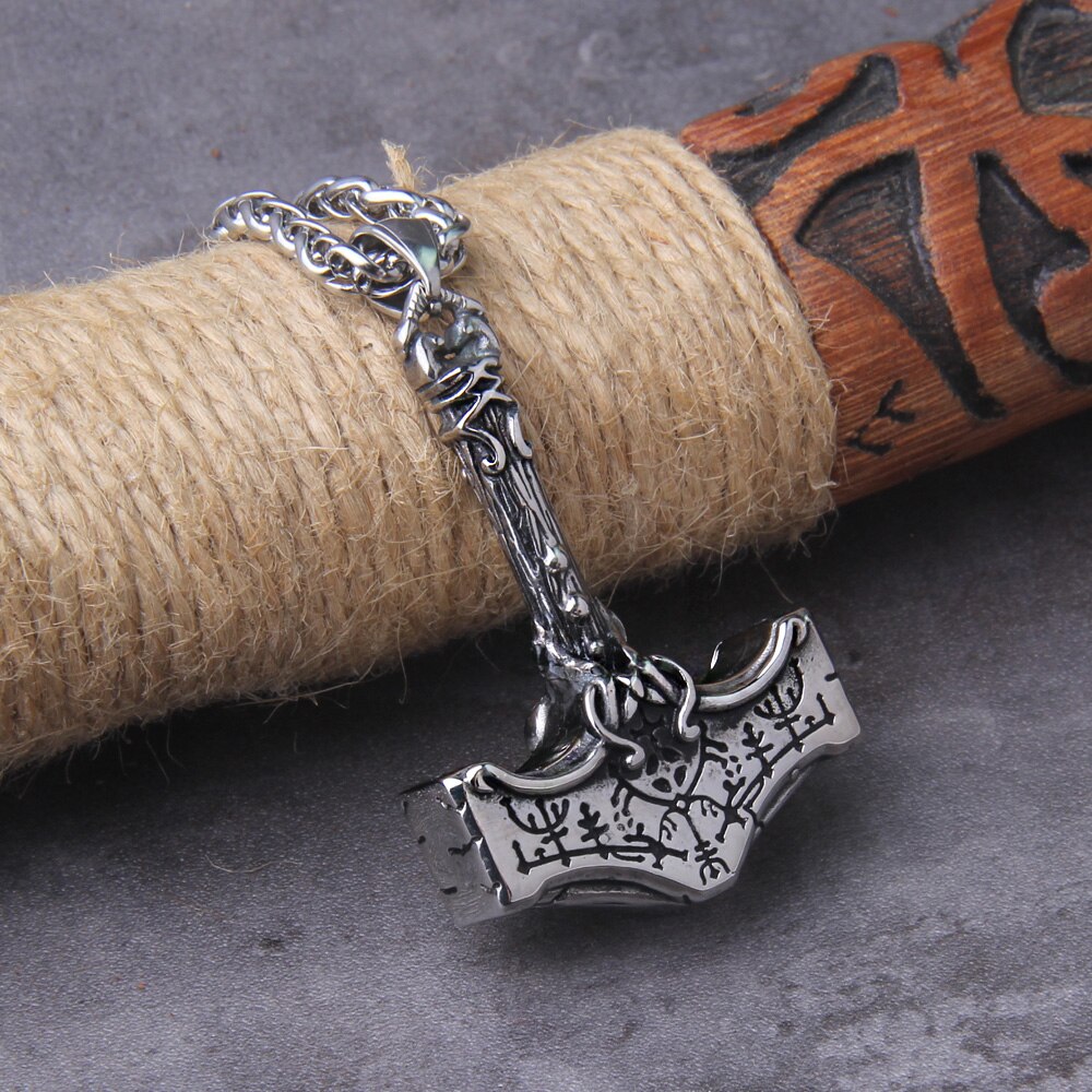 Rage of Thor Mjolnir Necklace Stainless Steel