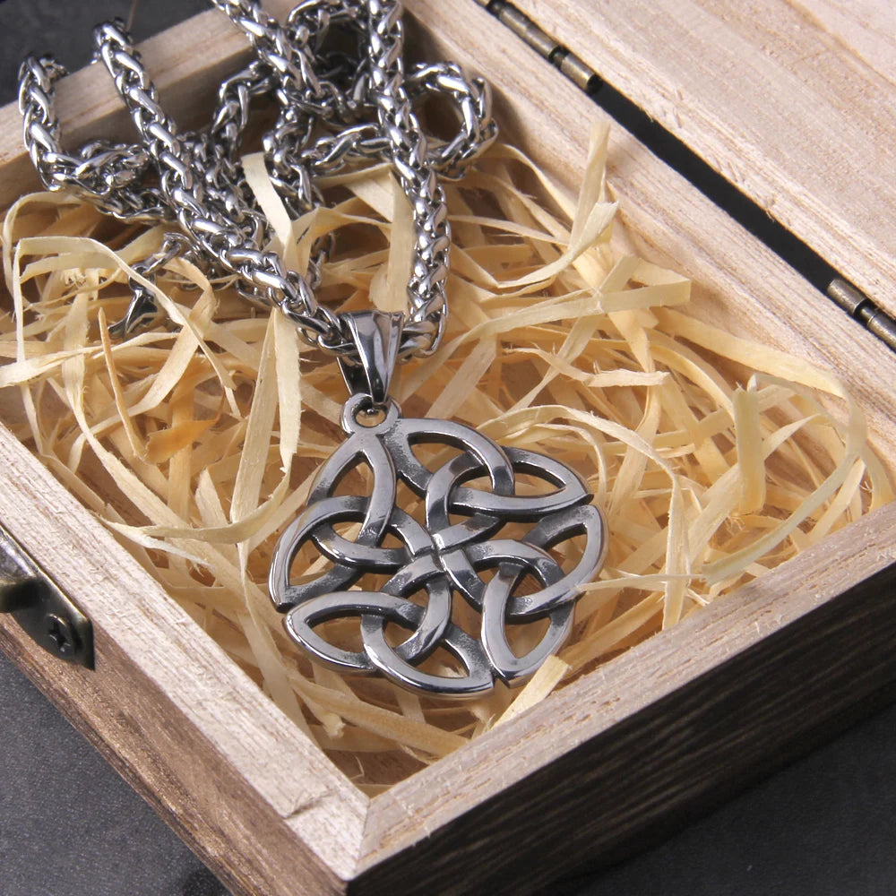 Viking Celtic Knot Necklace Stainless Steel