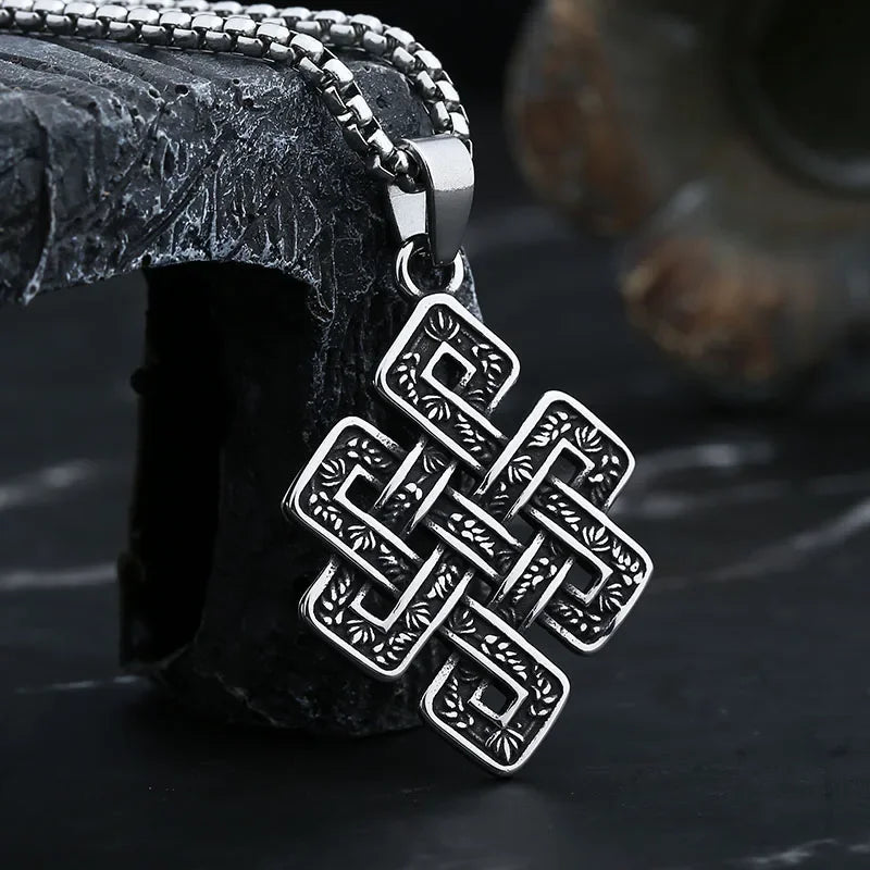 Viking Celtic Knot of Destiny Necklace Pendant