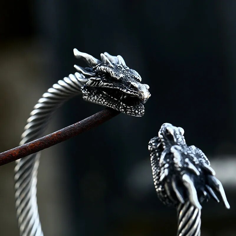 Dragons of Niflheim Arm Ring Stainless Steel