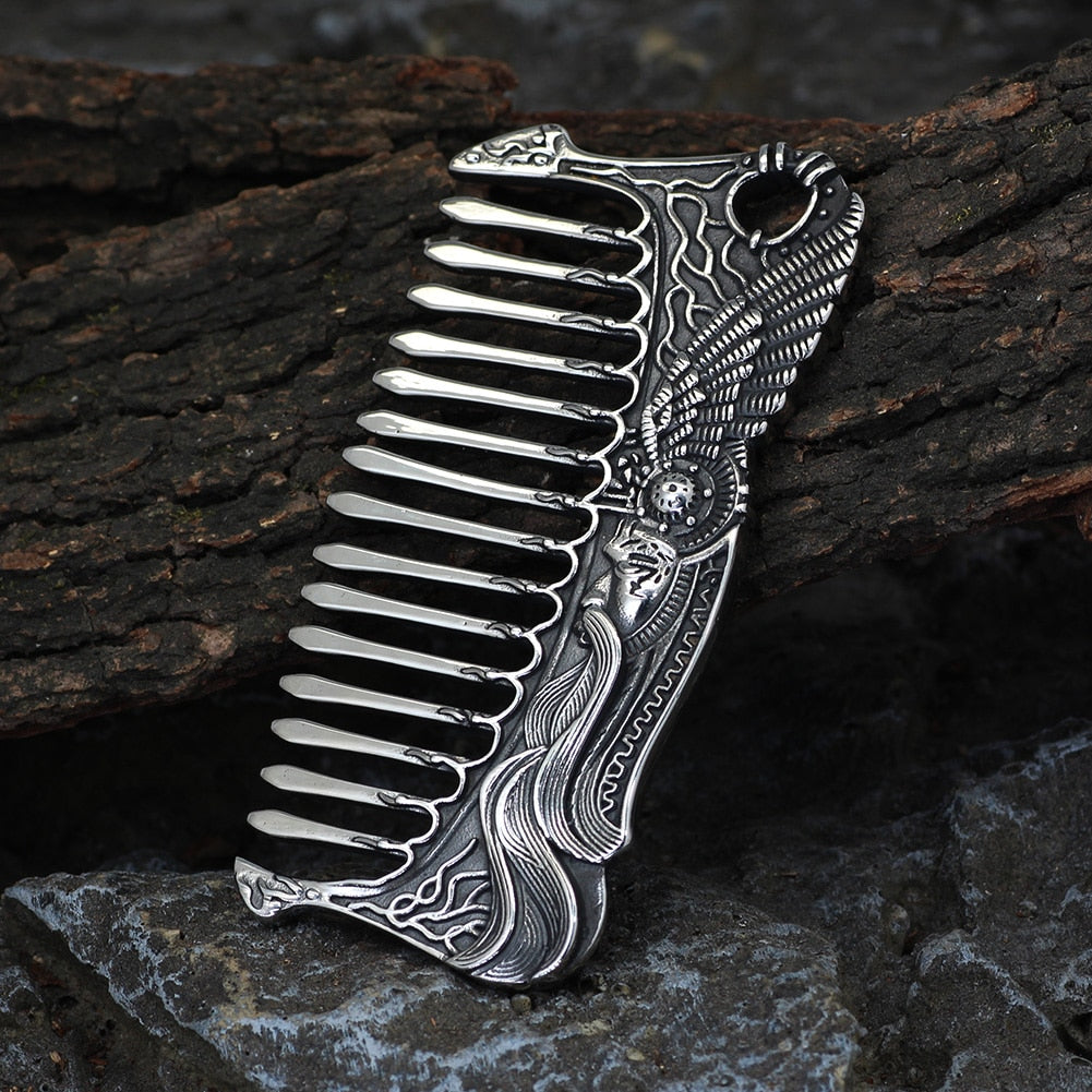 Valkyrie Queen Sigrún Comb Stainless Steel