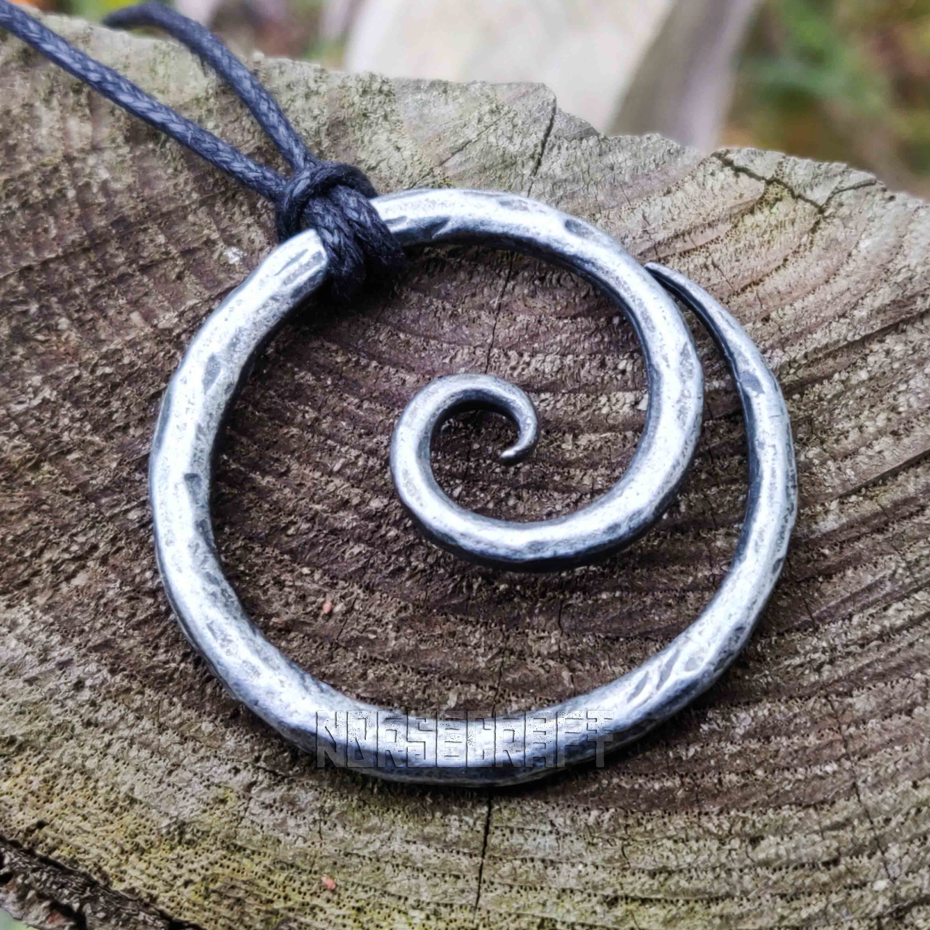 Celtic Eternity Spiral Pendant