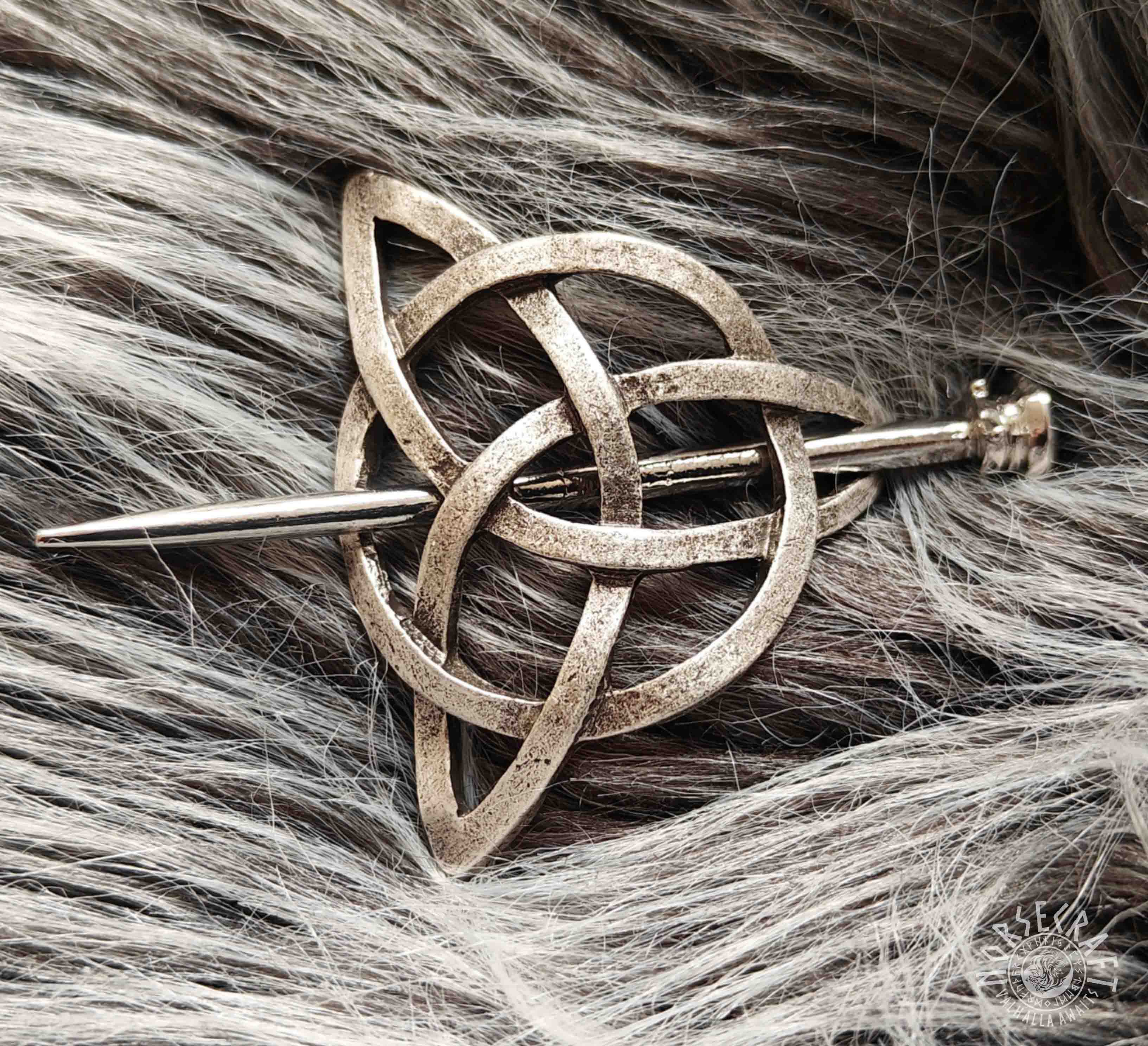 Celtic Trinity Knot Hair Pin