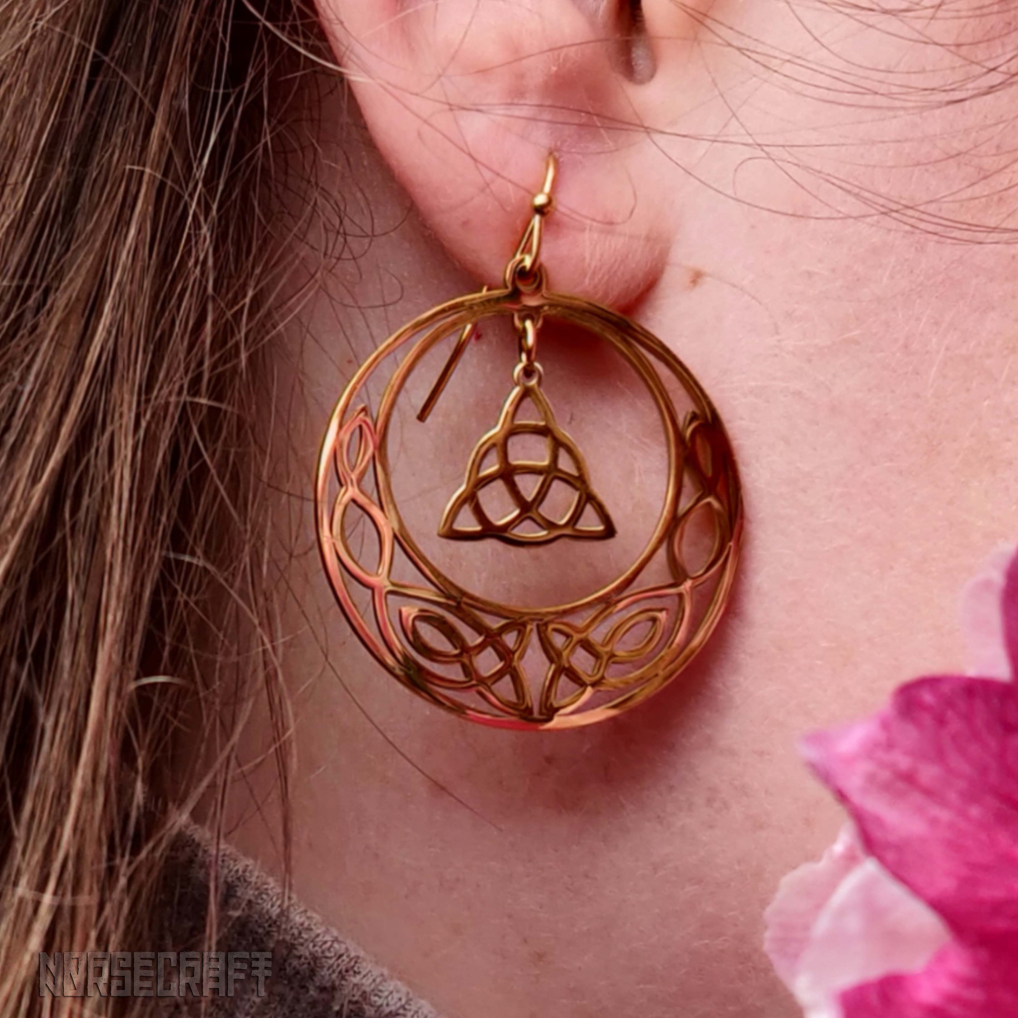 Celtic Trinity Knot Earrings