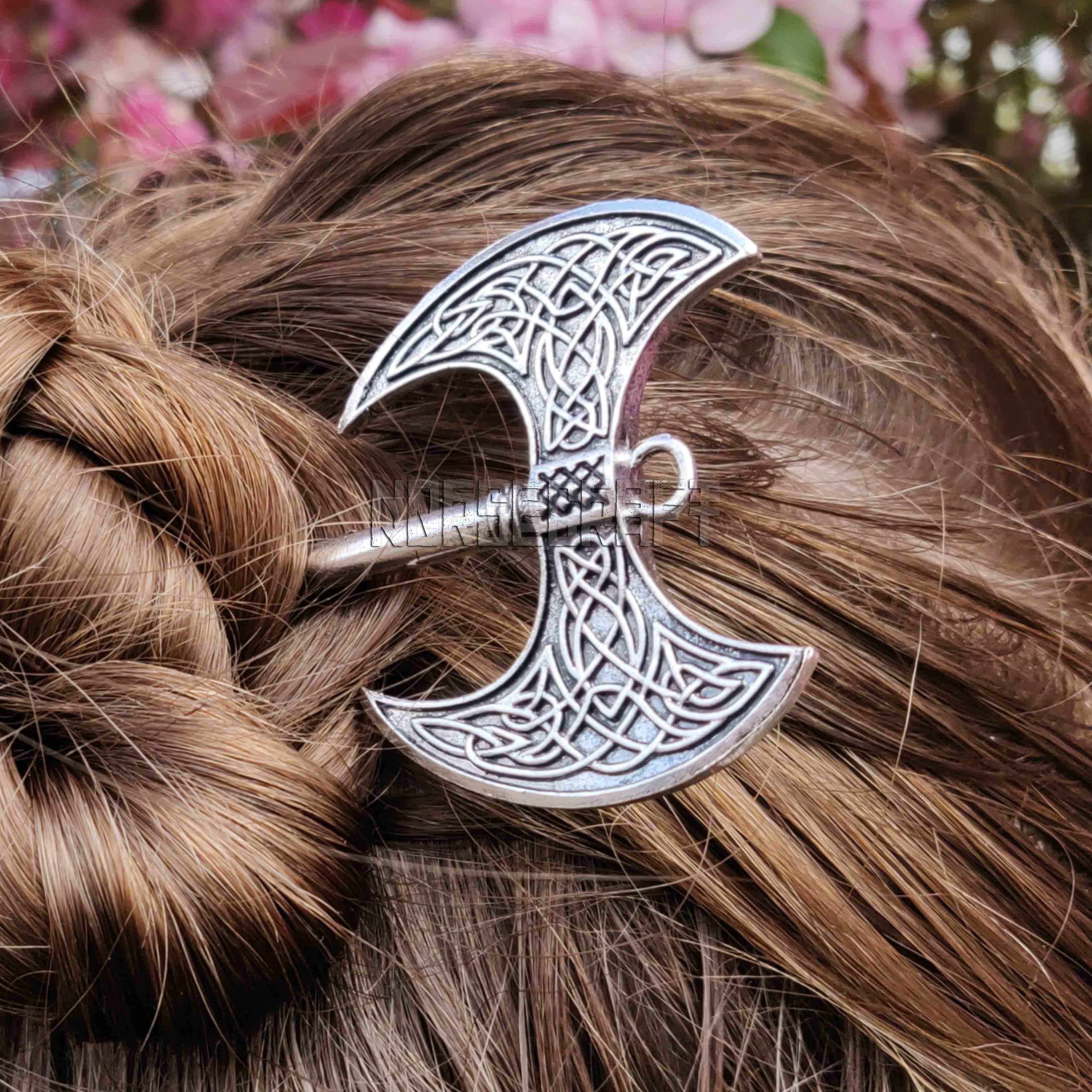 Viking Battle Axe Hair Stick