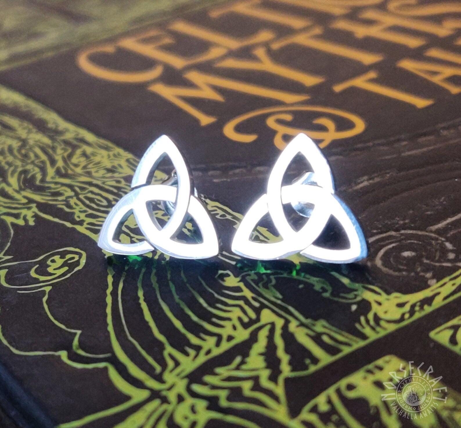 Celtic Triquetra Knot Earrings