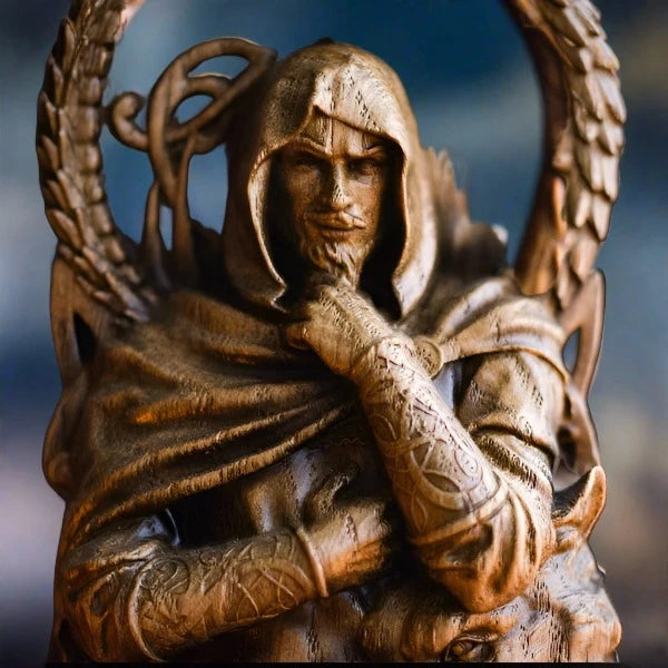 Viking Loki Norse God Statue