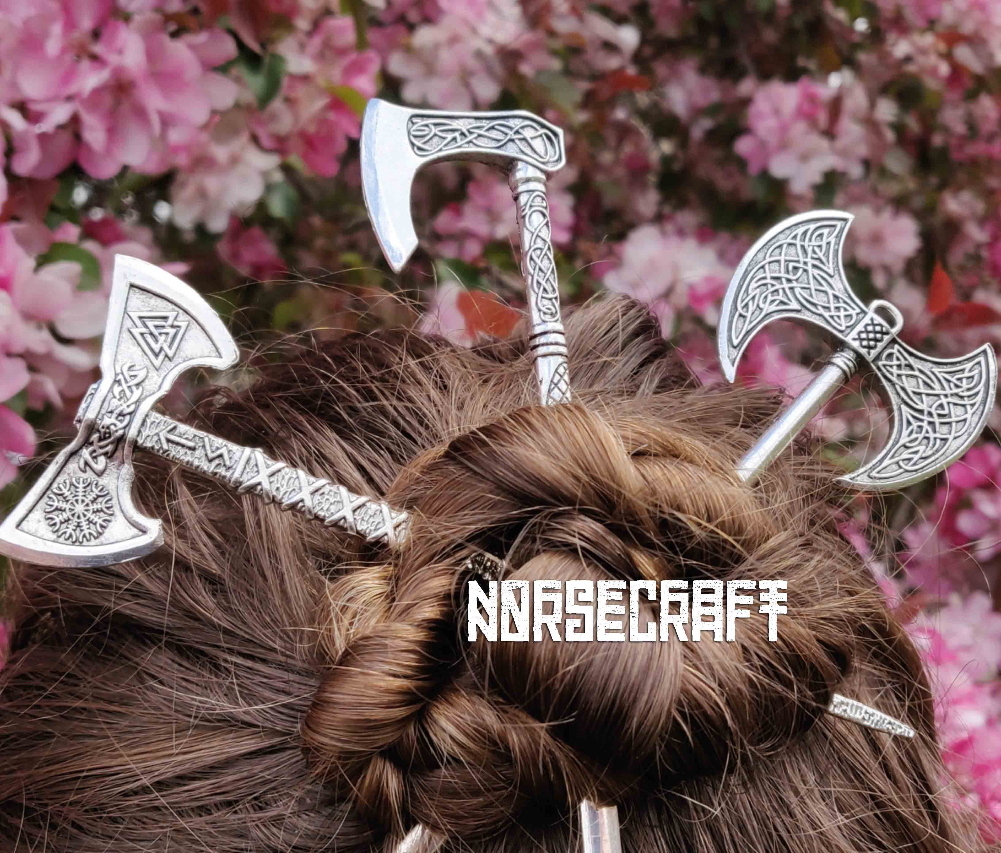 Viking Valkyrie Warrior Hair Sticks