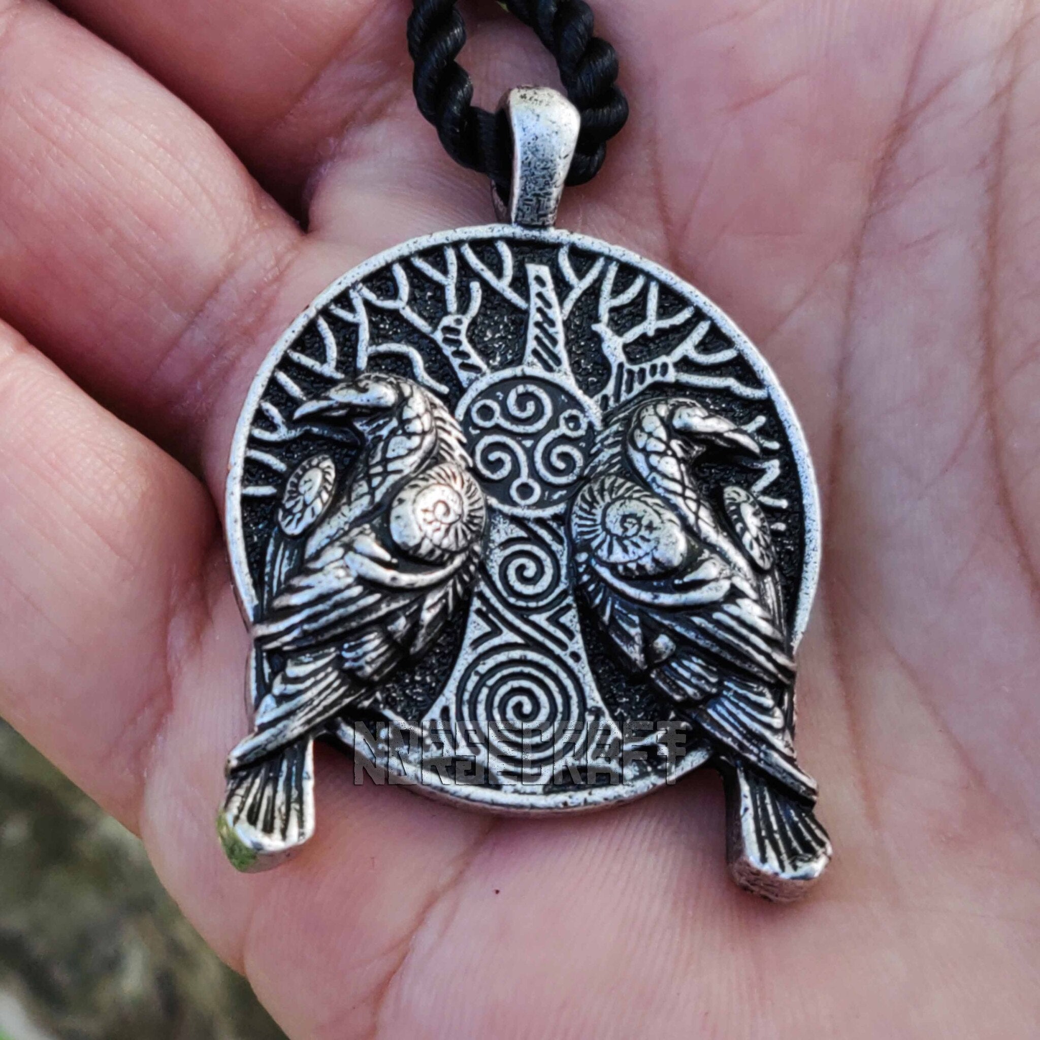 Whispers of Raven Wisdom Necklace