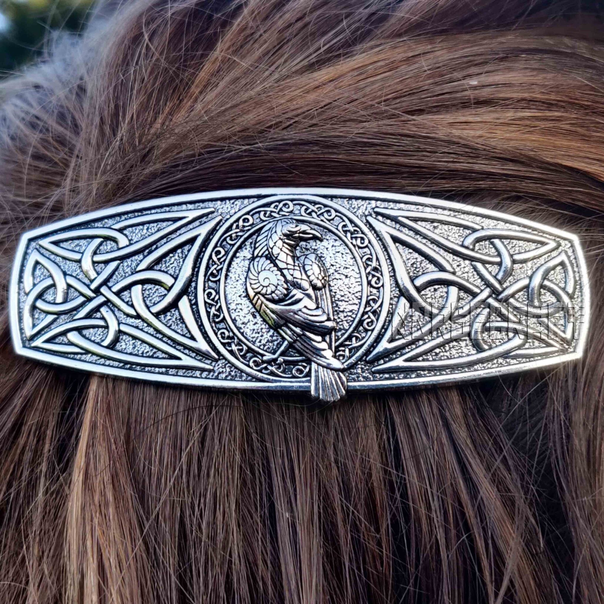 Watchers of Odin Raven Hair Clip Barrette