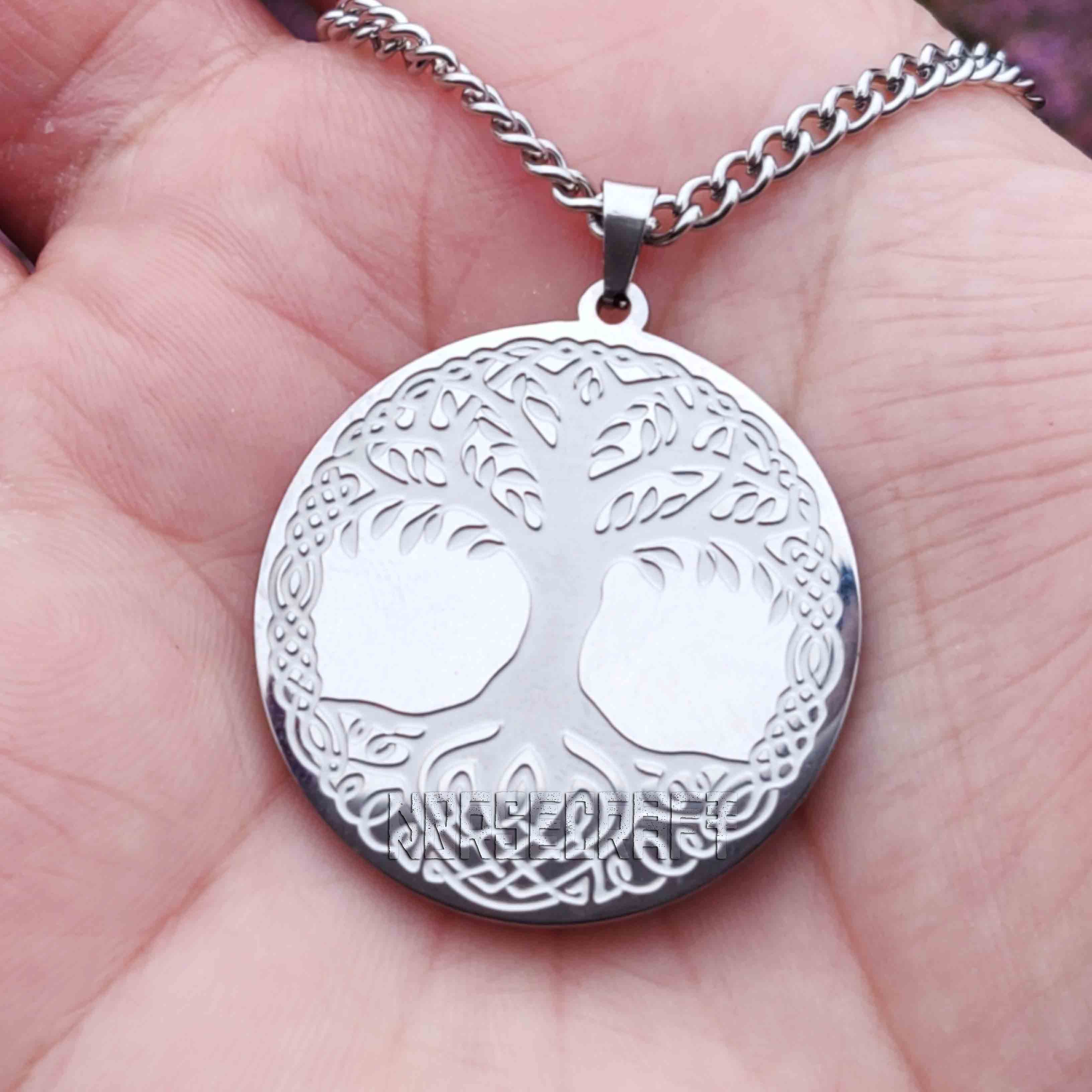 Yggdrasil World Tree Talisman Stainless Steel