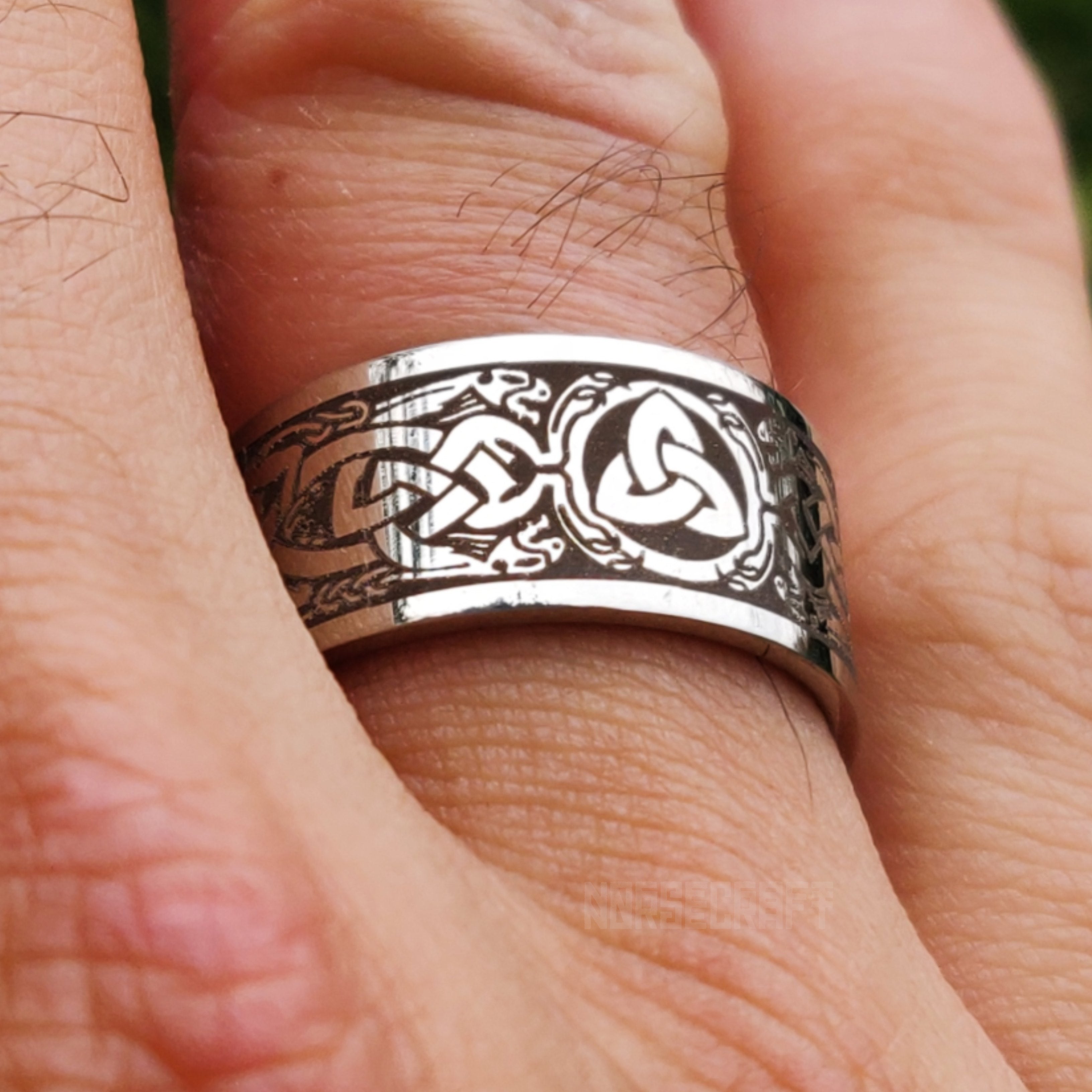 Celtic Knot of Destiny Ring Stainless Steel