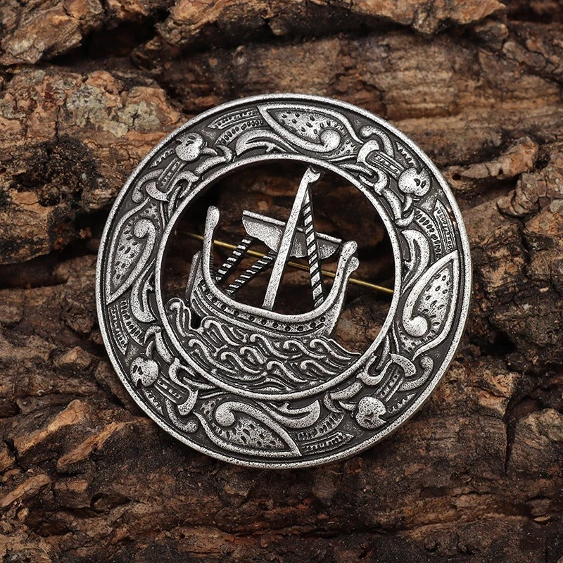 Brooch of Uncharted Seas Norse Celtic Pin