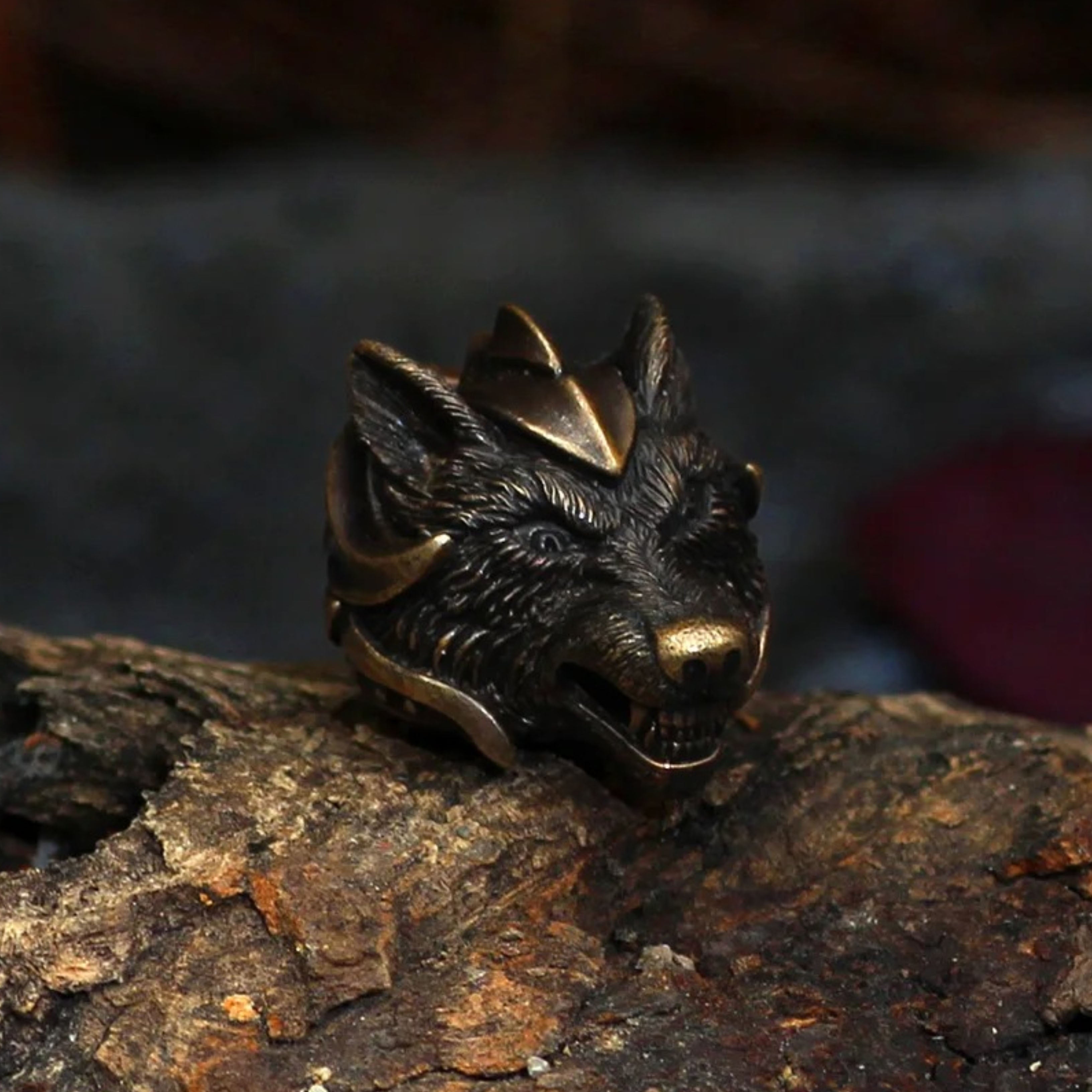 Fenrir Wolf Hair Beard Beads