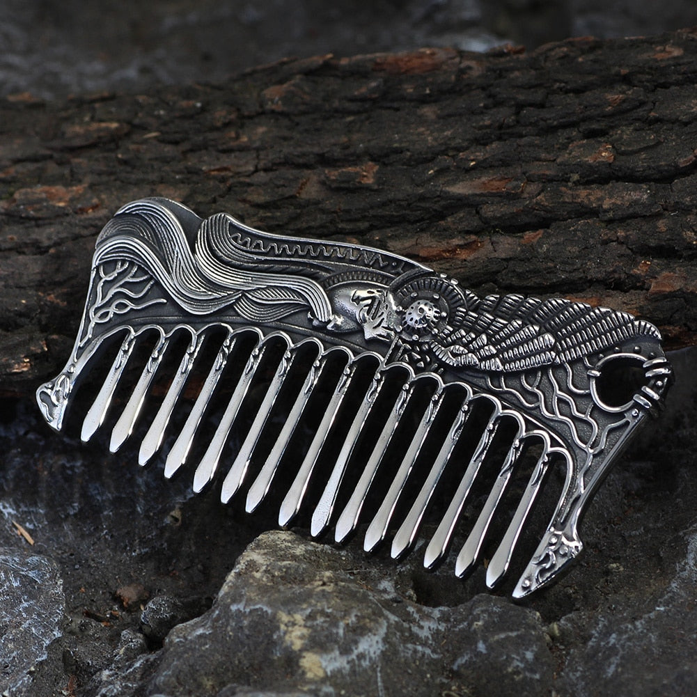 Valkyrie Queen Sigrún Comb Stainless Steel